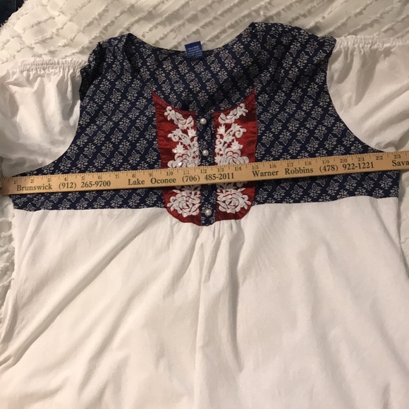 Rama’s mixed print tunic - Picture 9 of 13